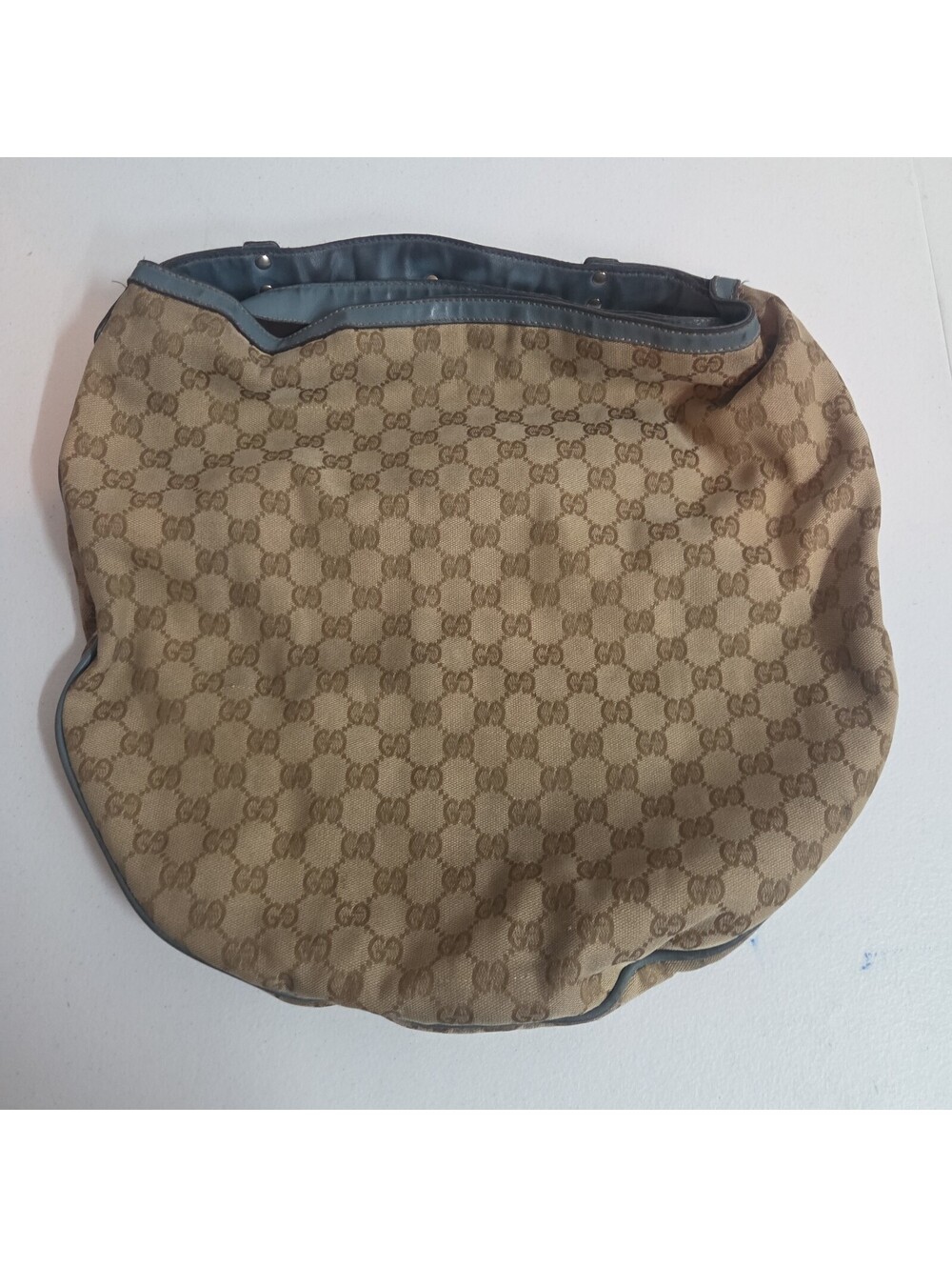 women's vintage Gucci Monogram Large Wave Hobo bag